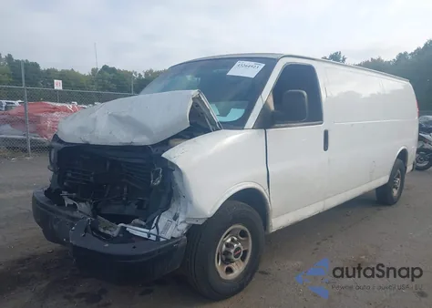 2014 GMC Savana 2500 Work Van z USA, uszkodzony, nr VIN 1GTW7GCA0E1137542